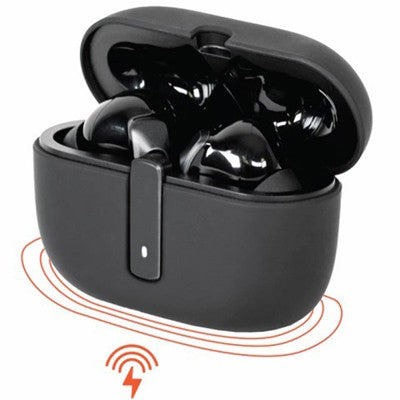 Wicked Audio Mojo 800 True Wireless Stereo Earbuds Wireless Charging with Built In GPS Finder & Wicked Audio App - Black