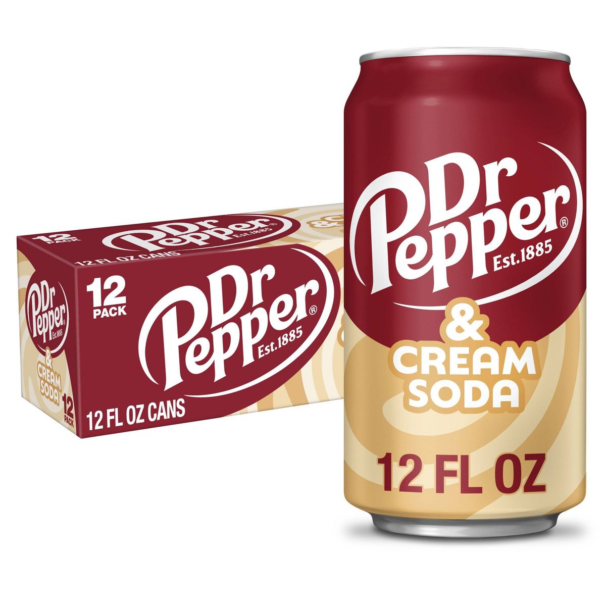 Dr Pepper Cream Soda - 12pk/12 fl oz Cans
