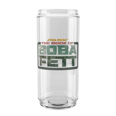 Star Wars: The Book of Boba Fett Distressed Logo Tritan Can Shaped Drinking Cup