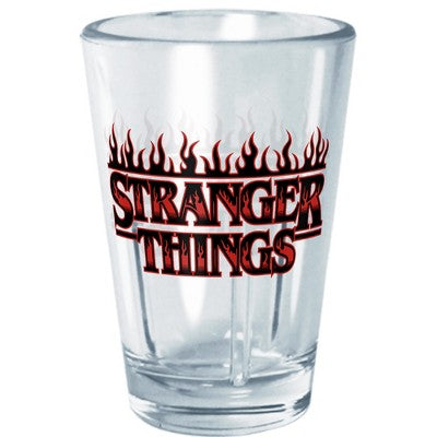 Stranger Things Burning Logo Tritan Shot Glass