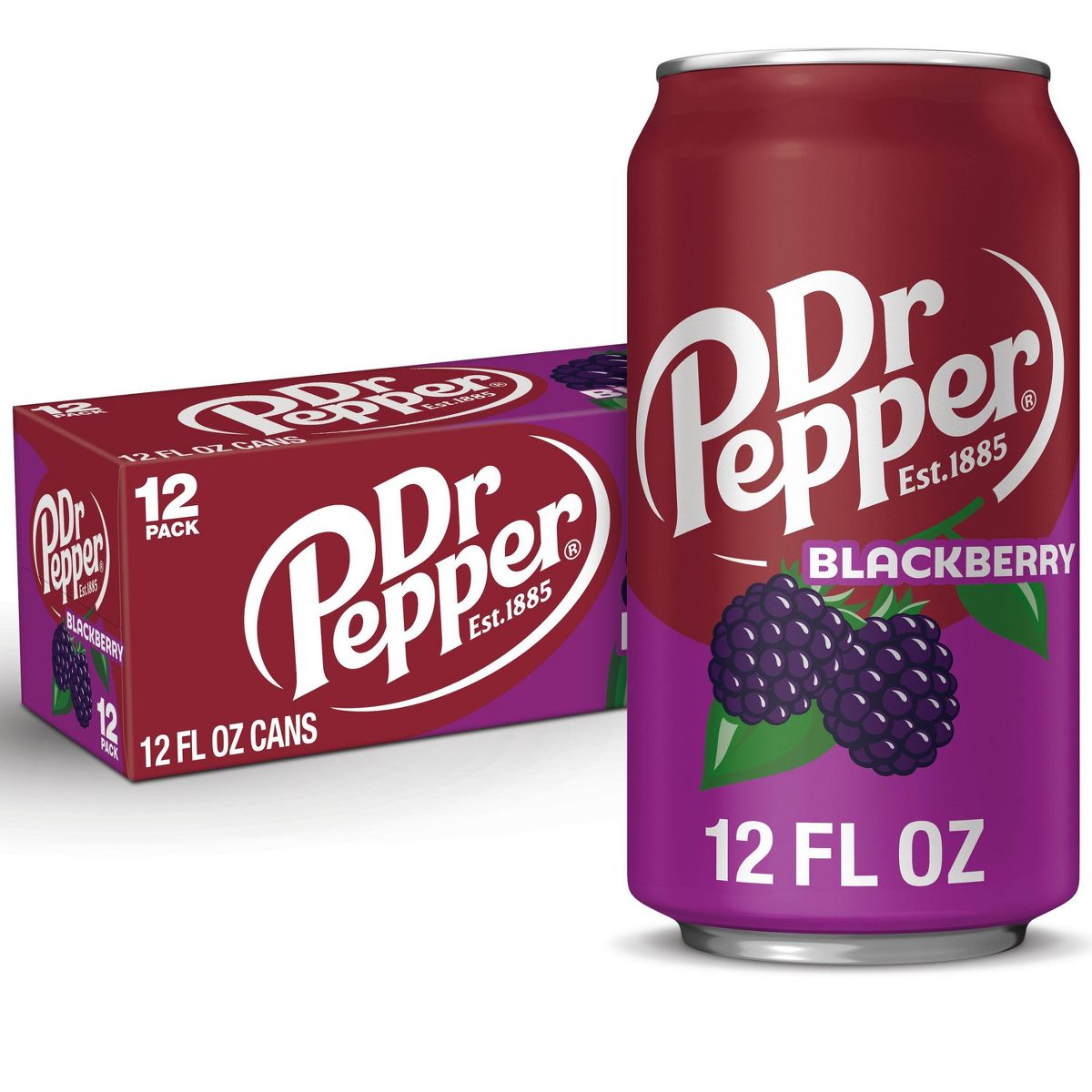 Dr Pepper Blackberry Soda - 12pk/12 fl oz Cans