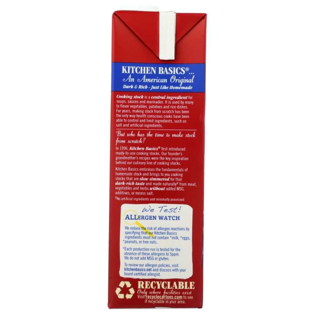 Kitchen Basics Original Beef Stock - 32oz Gluten-Free, No Artificials
