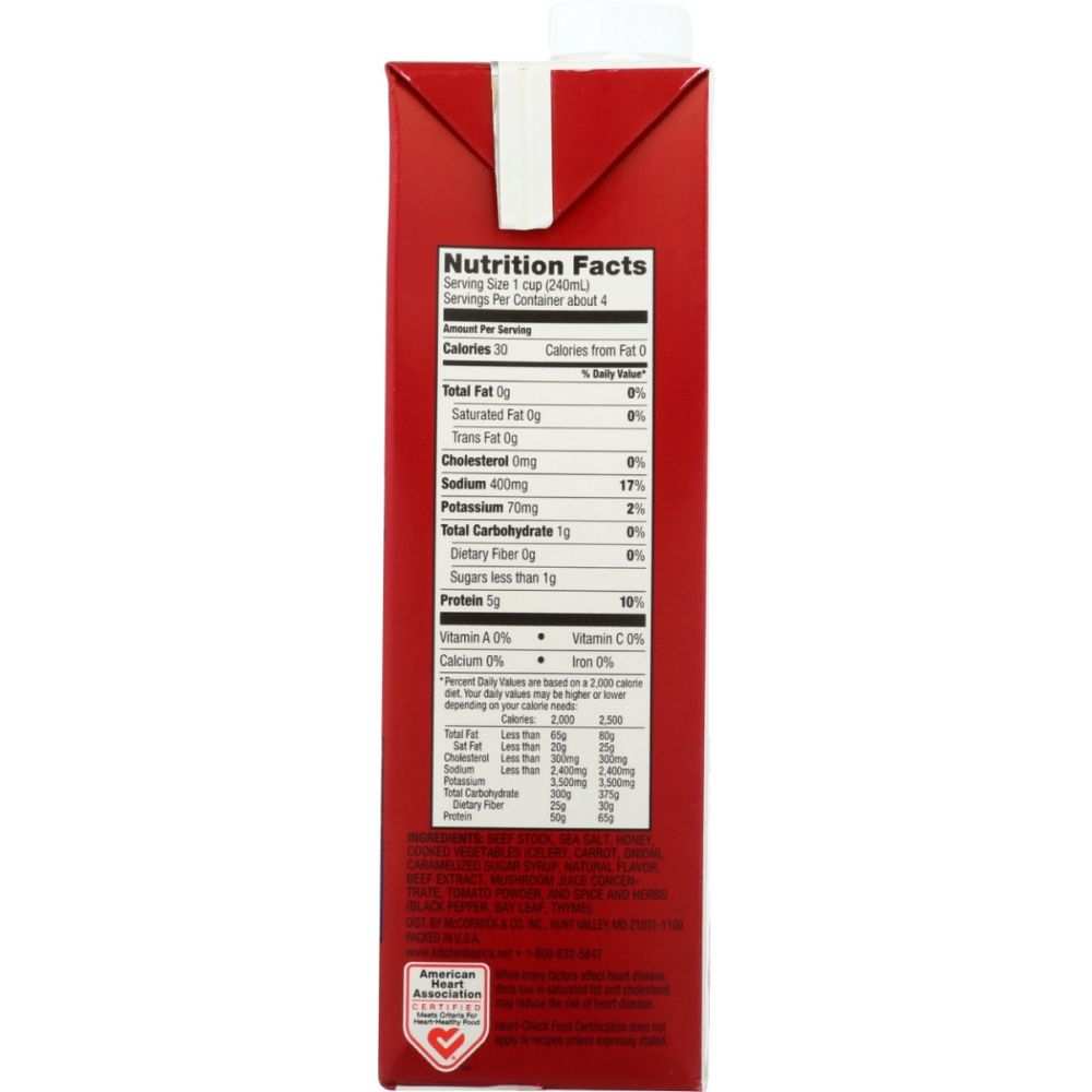 Kitchen Basics Original Beef Stock - 32oz Gluten-Free, No Artificials
