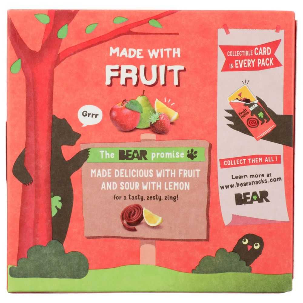 BEAR YOYO: Strawberry Lemon Fruit Rolls, 3.5 oz