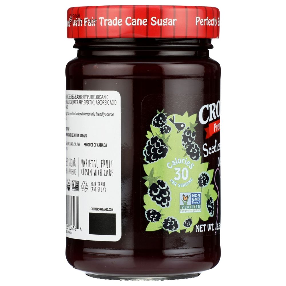 CROFTERS: Premium Spread Blackberry Seedless, 16.5 oz