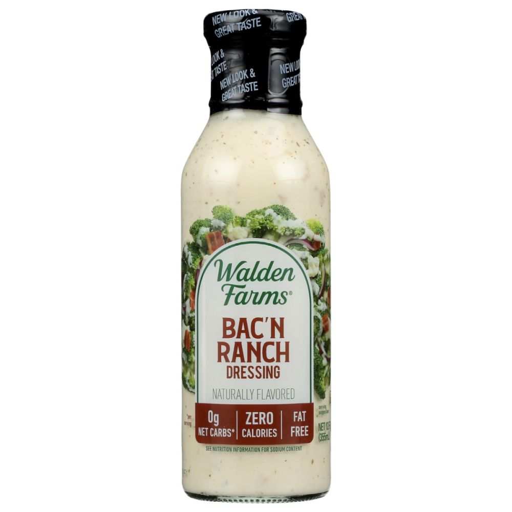 WALDEN FARMS: Bacon Ranch Zero Calorie Dressing, 12 fo