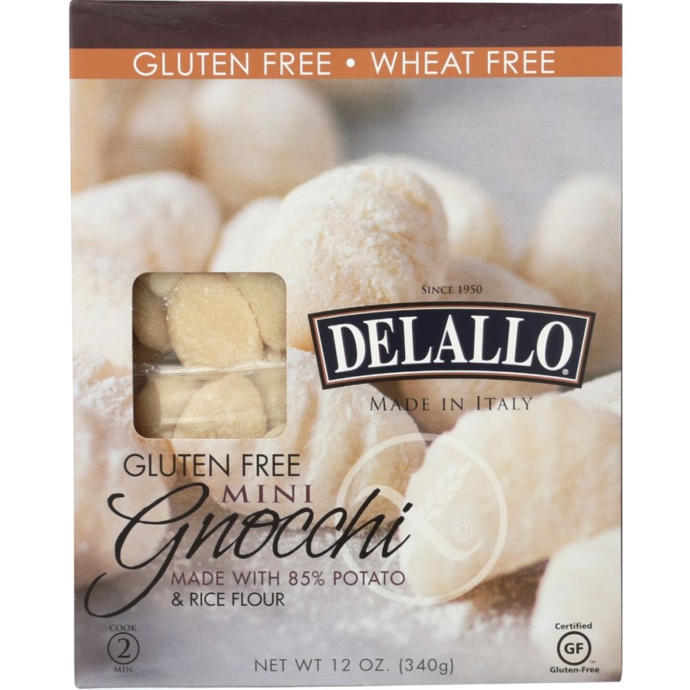DELALLO: Gluten Free Mini Gnocchi, 12 oz