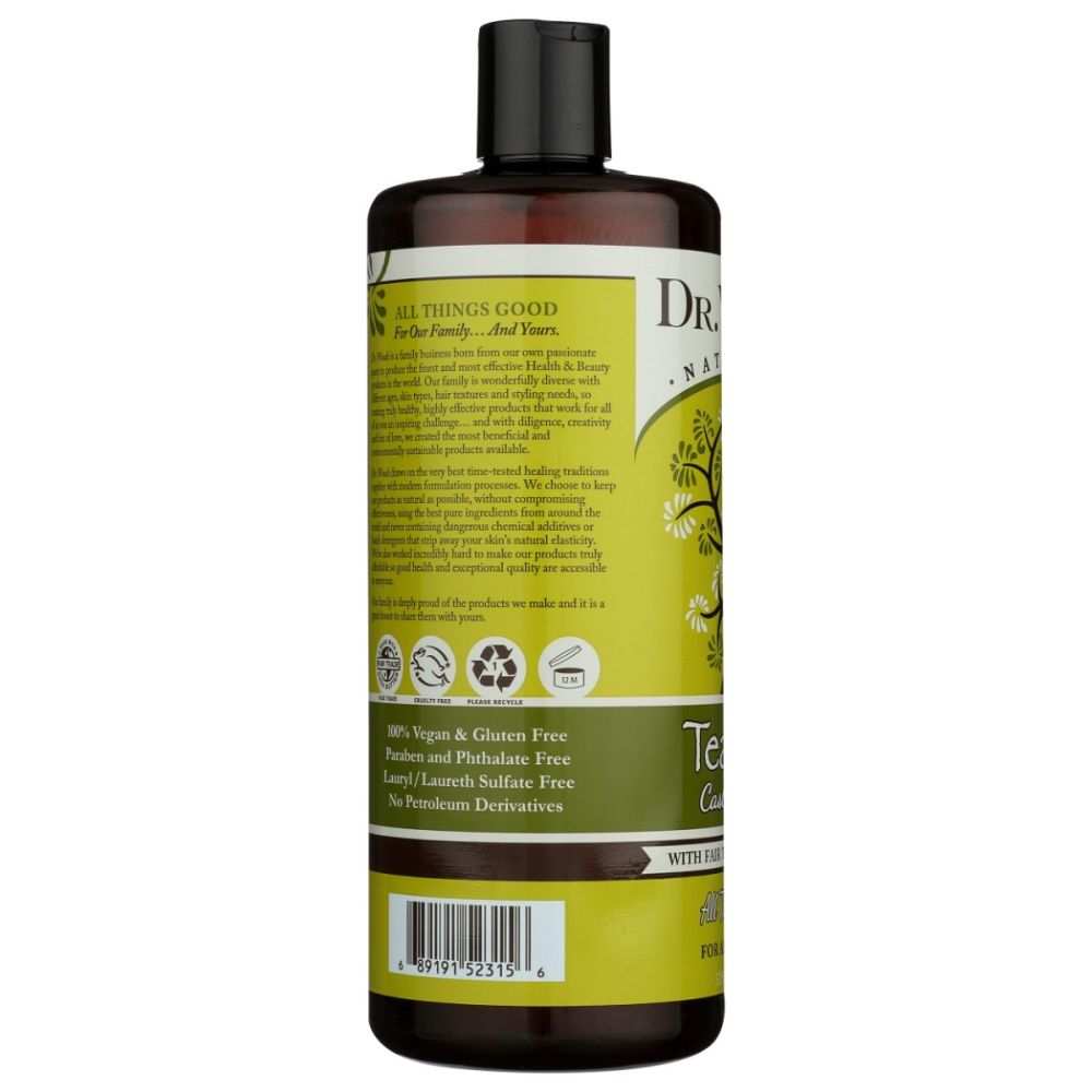 DR WOODS: Tea Tree Castile Soap, 32 oz