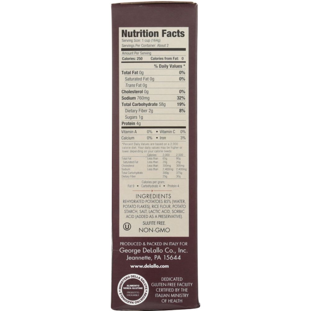 DELALLO: Gluten Free Mini Gnocchi, 12 oz