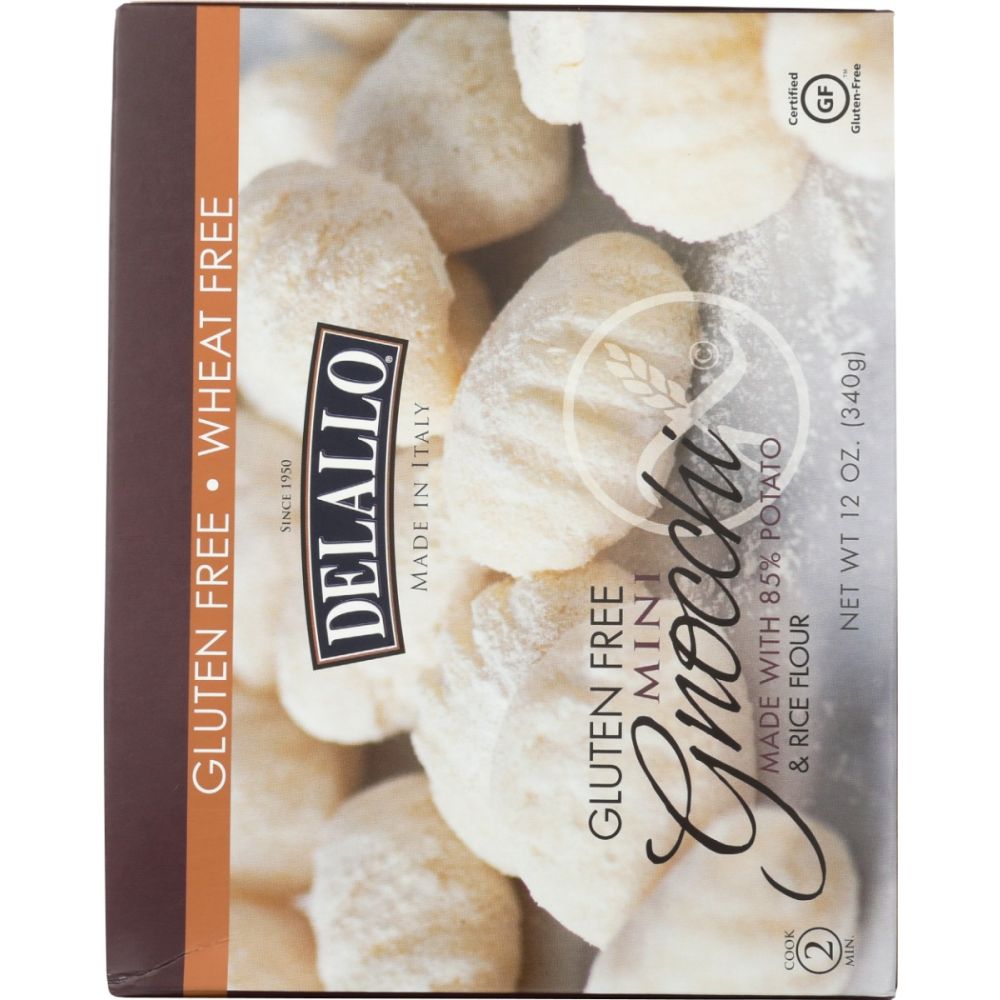 DELALLO: Gluten Free Mini Gnocchi, 12 oz