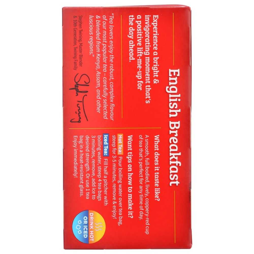 TWINING TEA: English Breakfast Tea, 20 bg