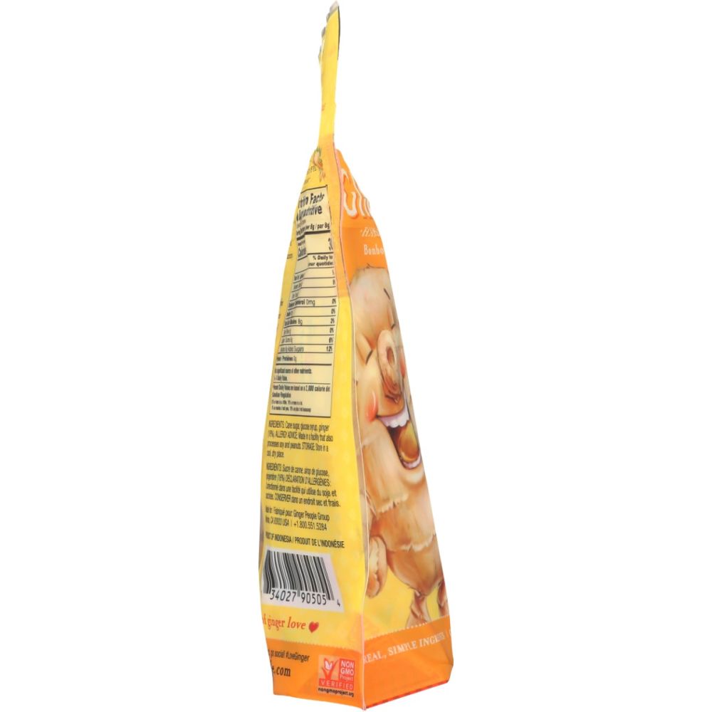 THE GINGER PEOPLE: Gin Gins Double Strength Hard Ginger Candy, 3 oz