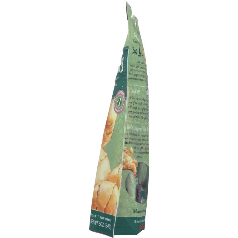 THE GINGER PEOPLE: Gin Gins Original Ginger Chews, 3 oz