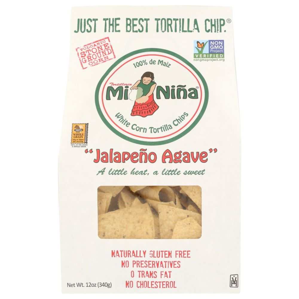 MI NINA Jalapeno Agave Tortilla Chips - 12oz | Tantalizing & Flavorful
