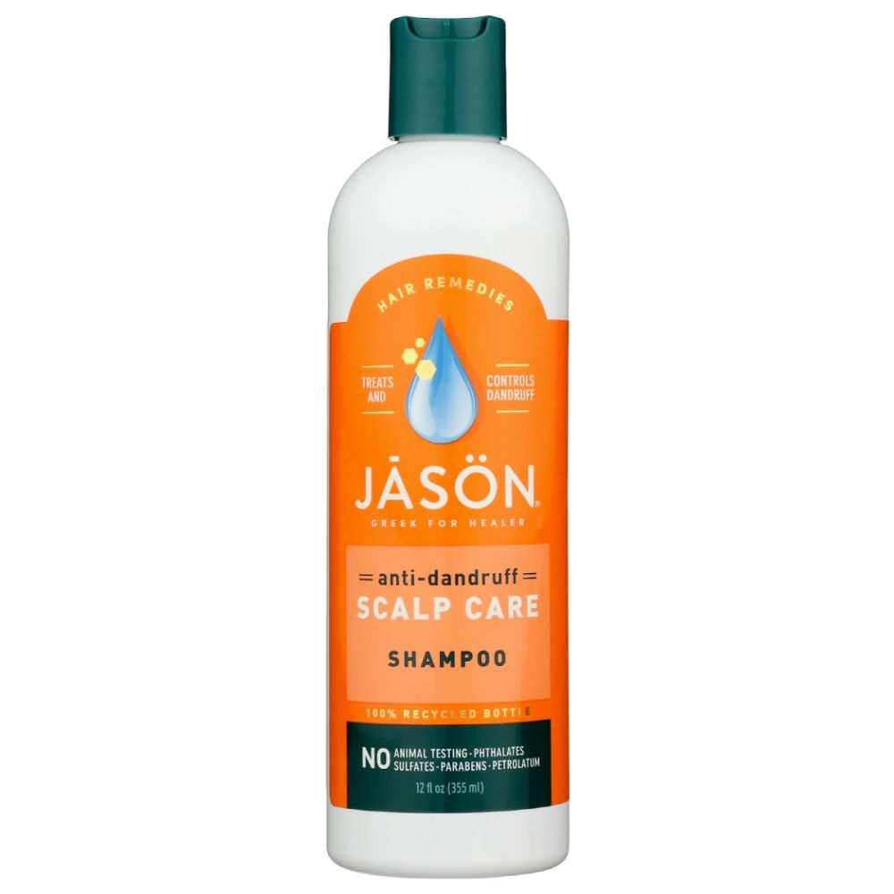 JASON: Anti Dandruff Scalp Care Shampoo -Sulfur Salicylic Acid|Treatment|12oz