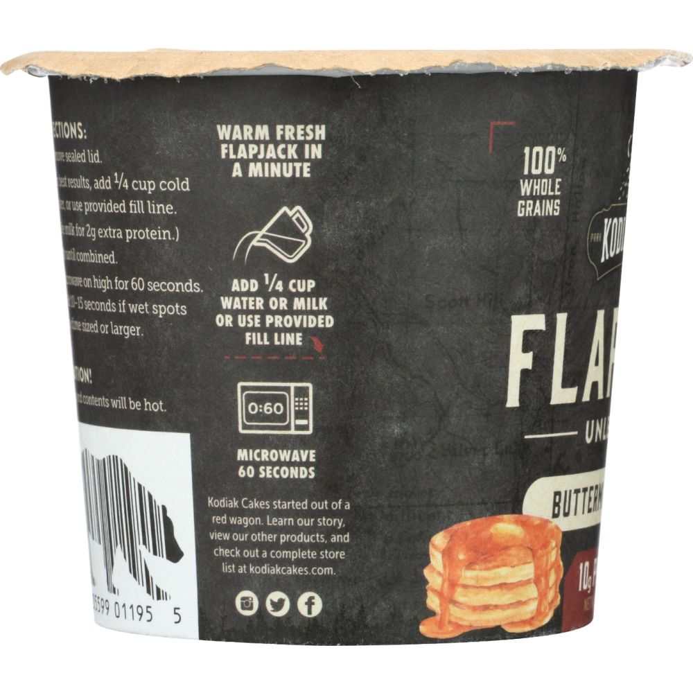 KODIAK Buttermilk & Maple Flapjack Cup-Protein-Packed Breakfast 2.15oz