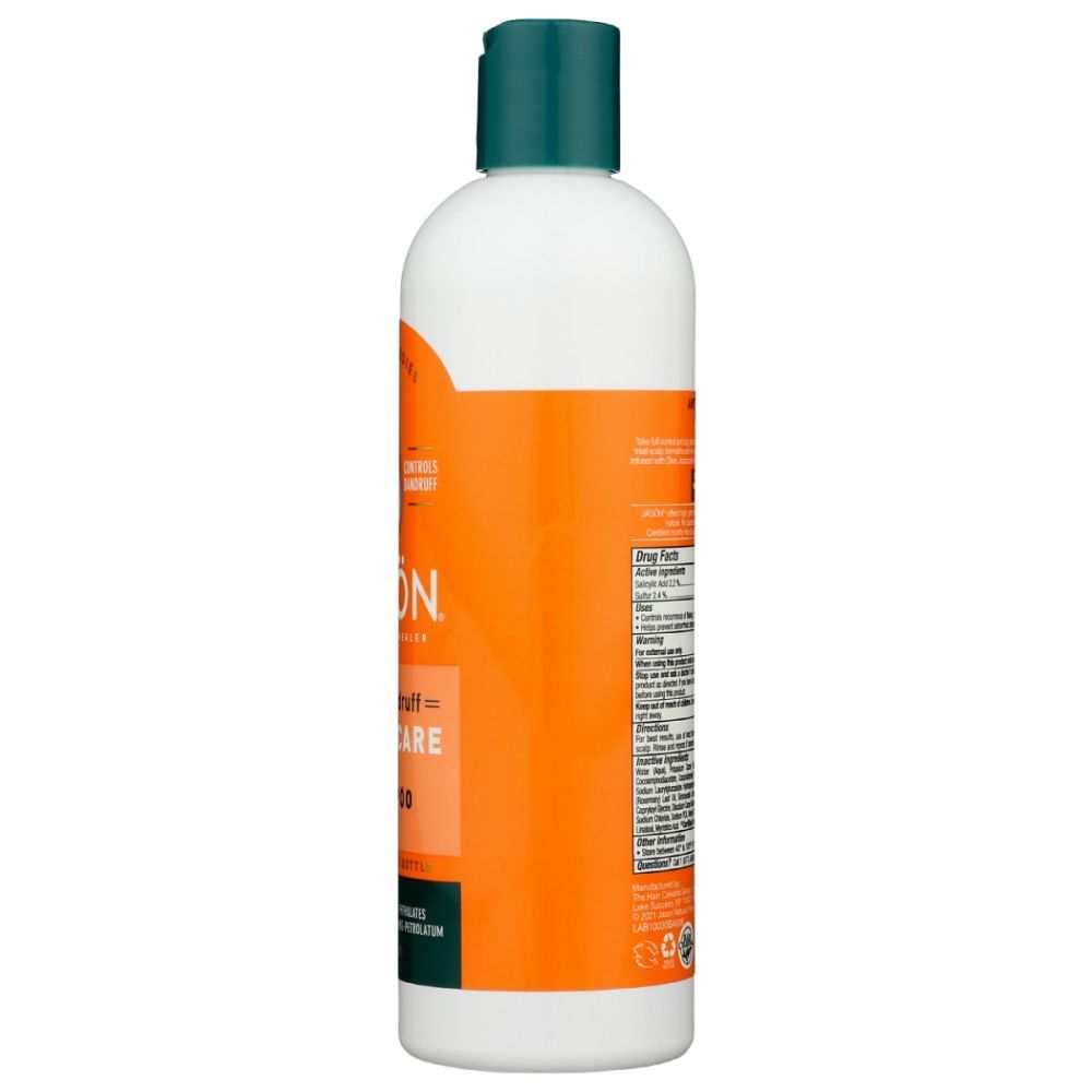 JASON: Anti Dandruff Scalp Care Shampoo -Sulfur Salicylic Acid|Treatment|12oz
