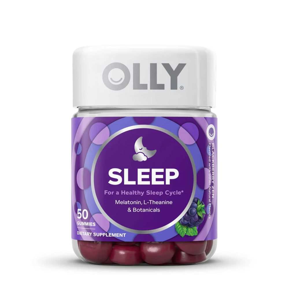 OLLY: Supplement Restful Sleep Gummy, 50ea for Better Sleep|Relaxation