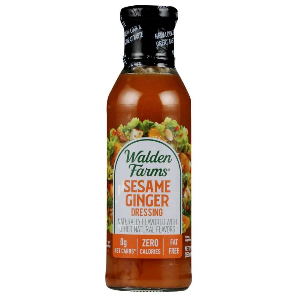 WALDEN FARMS: Calorie Free Dressing Sesame Ginger, 12 oz