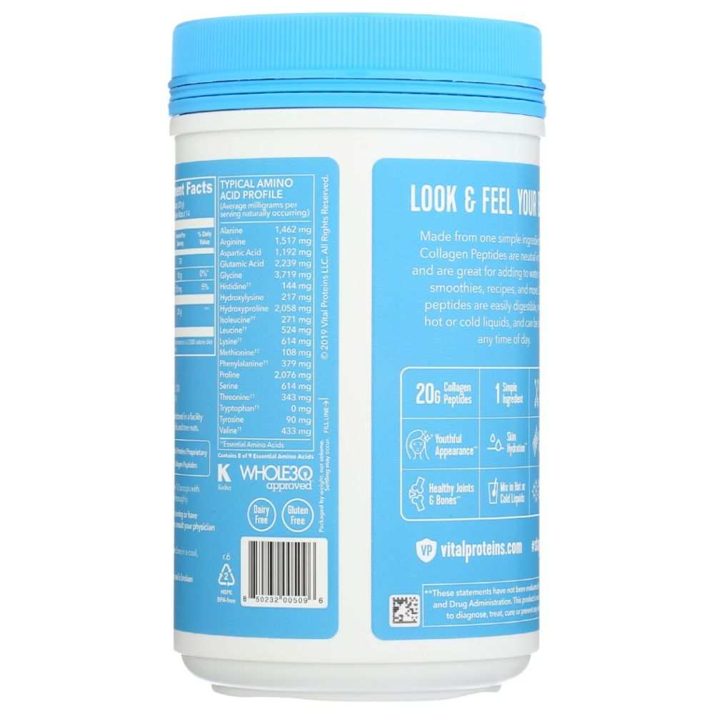 VITAL PROTEINS: Marine Collagen Unflavored Stick Pack for Healthy Skin