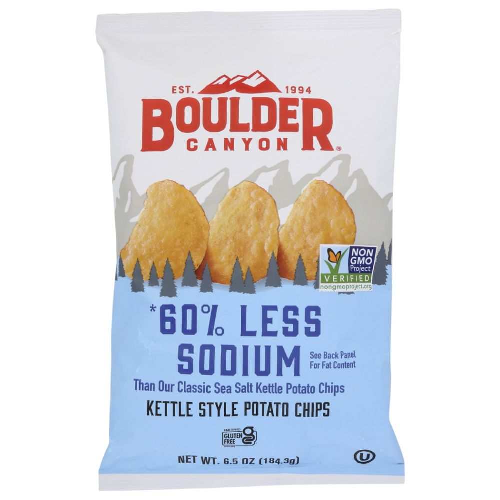BOULDER CANYON: Classic Lightly Salted Potato Chips, 6.5 oz