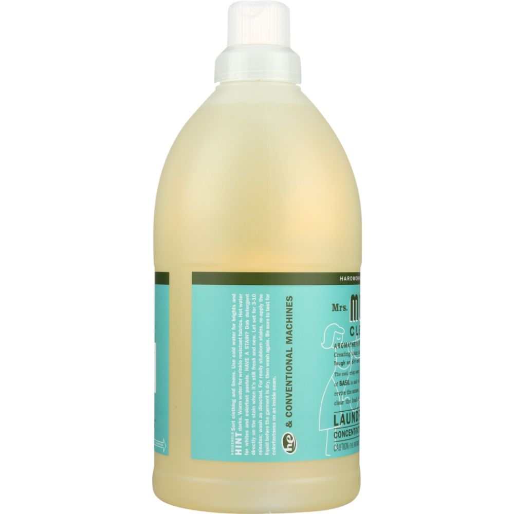 Mrs. Meyer’s Clean Day: Basil Laundry Detergent 64 oz for Freshness