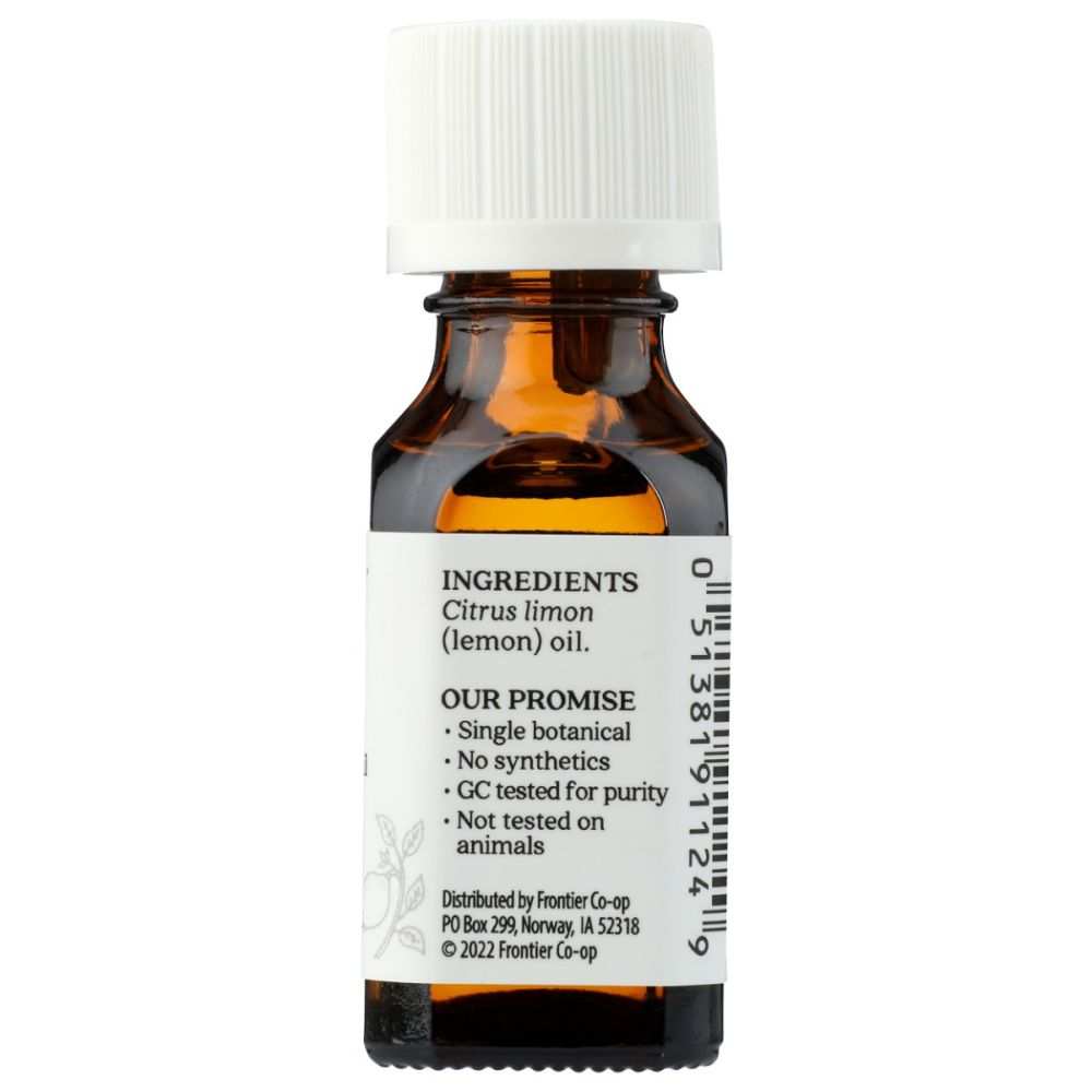 AURA CACIA: Lemon Essential Oil, 0.5 oz
