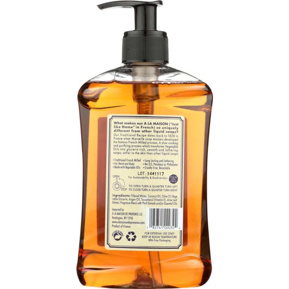 Lavender Aloe Liquid Hand Soap - Traditional French Milled Recipe 16oz