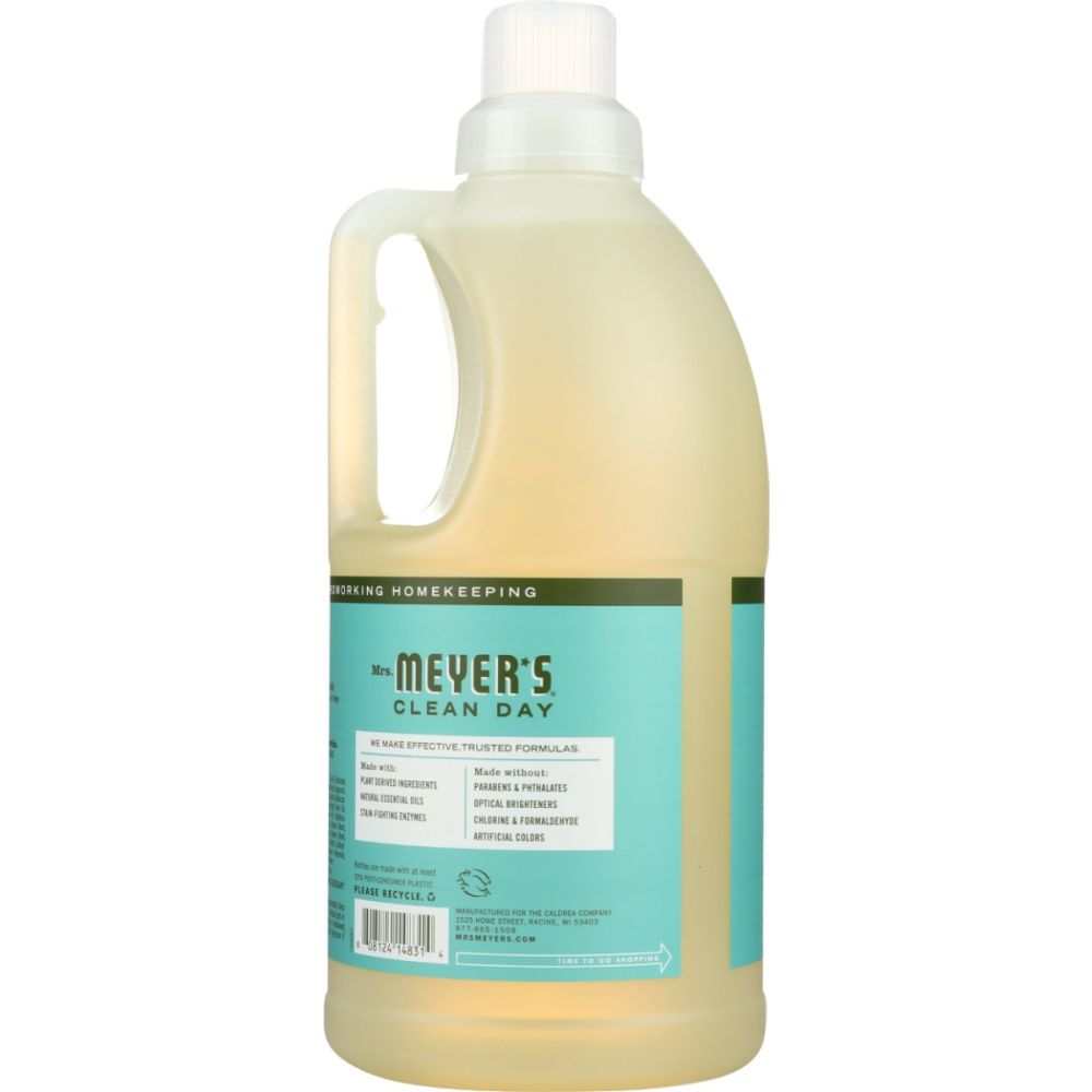 Mrs. Meyer’s Clean Day: Basil Laundry Detergent 64 oz for Freshness