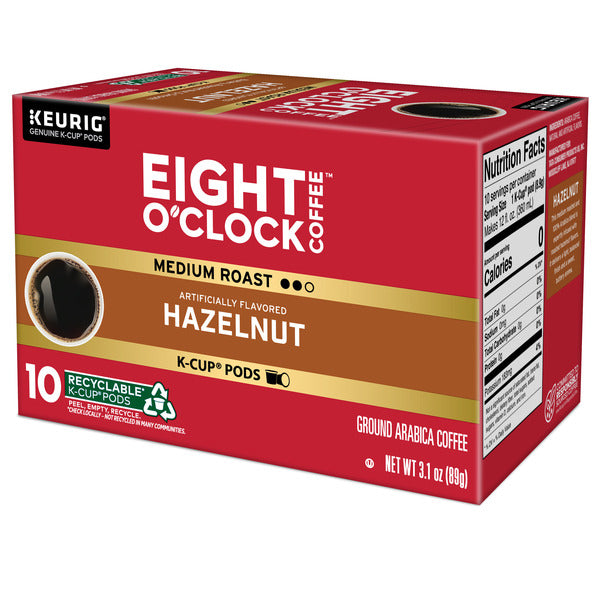 Eight O’Clock Hazelnut Medium Roast Coffee K-Cup Pods