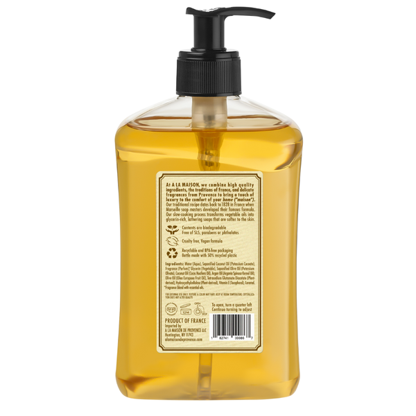 A La Maison de Provence  Honeysuckle Liquid Hand Soap