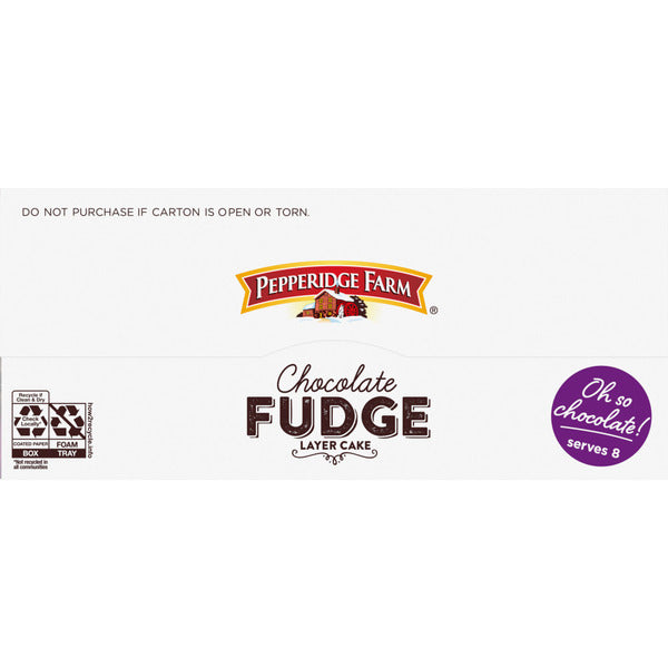 Pepperidge Farm Frozen Chocolate Fudge Layer Cake