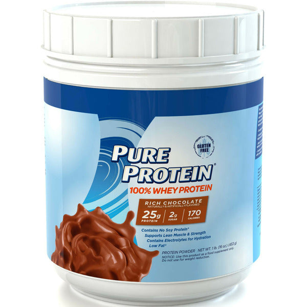 Pure Protein 100% Whey Protein Powder - Rich Chocolate
