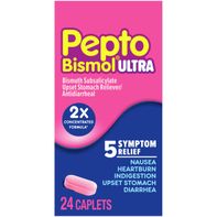 Pepto-Bismol Ultra Caplets For Nausea, Heartburn, ...
️