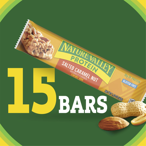 Nature Valley Protein Salted Caramel Nut Chewy Snack Bars