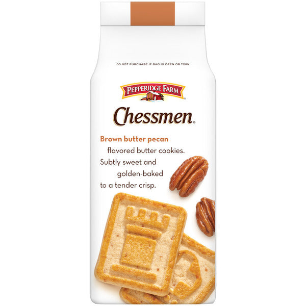 Pepperidge Farm Chessmen Brown Butter Pecan Flavored Cookies