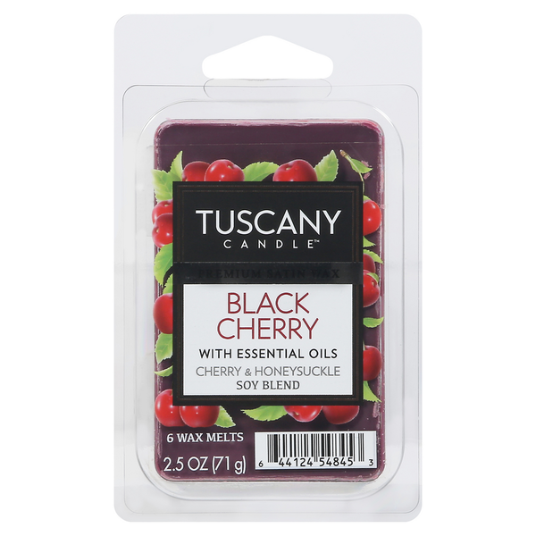 Tuscany Candle Wax Melts, Cherry & Honeysuckle, Black Cherry