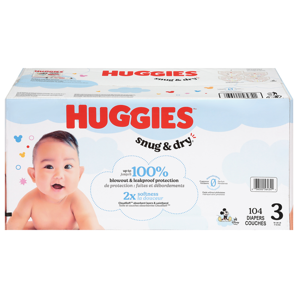 Huggies Disney Baby Size 3 Diapers (16-28 lbs (7-13 kg))