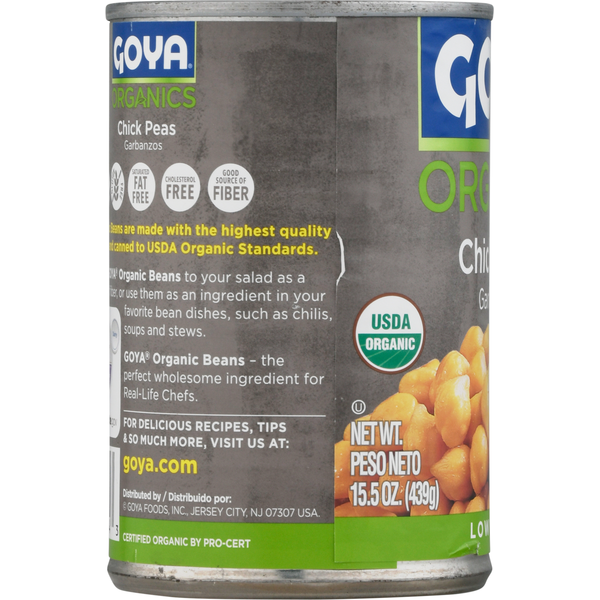 Goya Chick Peas, Low Sodium