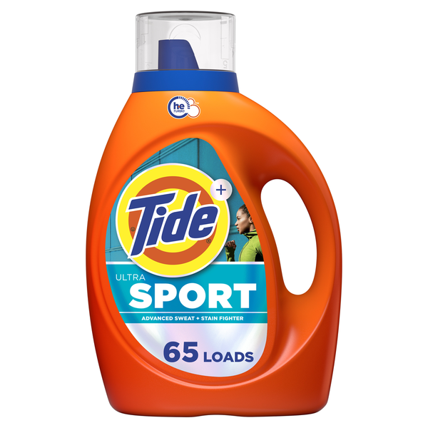 Tide Ultra Sport Liquid Laundry Detergent, 65 Loads