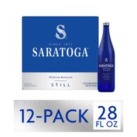 SARATOGA Still Spring Water, Glass Water Bottle, 2...
️