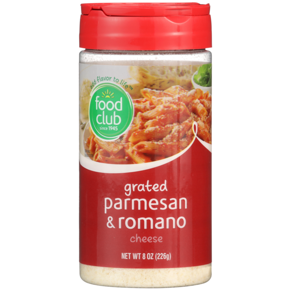 Food Club Parmesan & Romano Grated Cheese