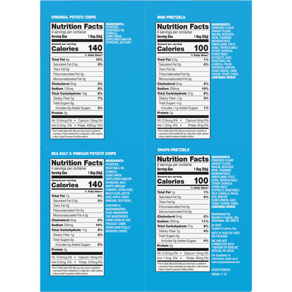 Snyder's of Hanover Classic Mix Variety Pack
