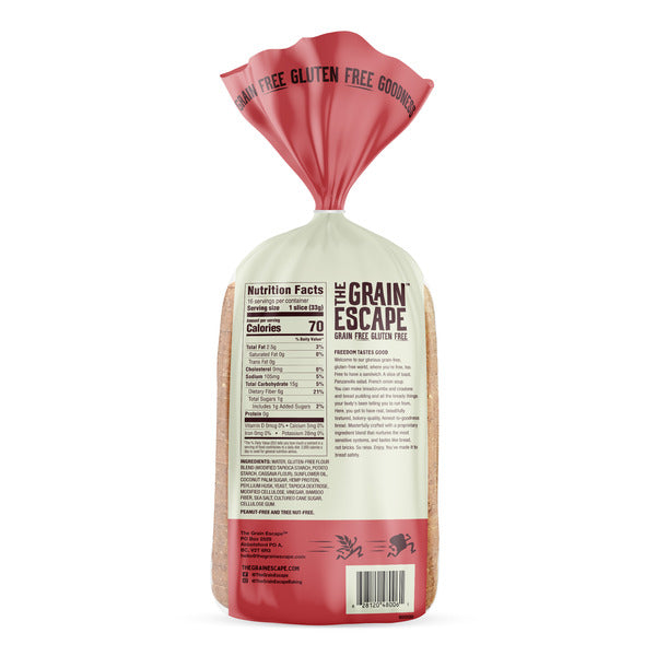 The Grain Escape Grain Free Gluten Free Whole Wheatless Bread
