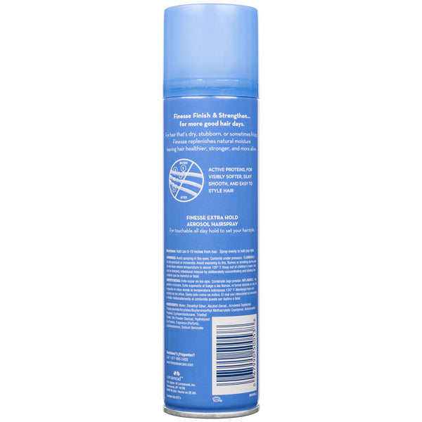 Finesse Finish + Strengthen Extra Hold Hairspray