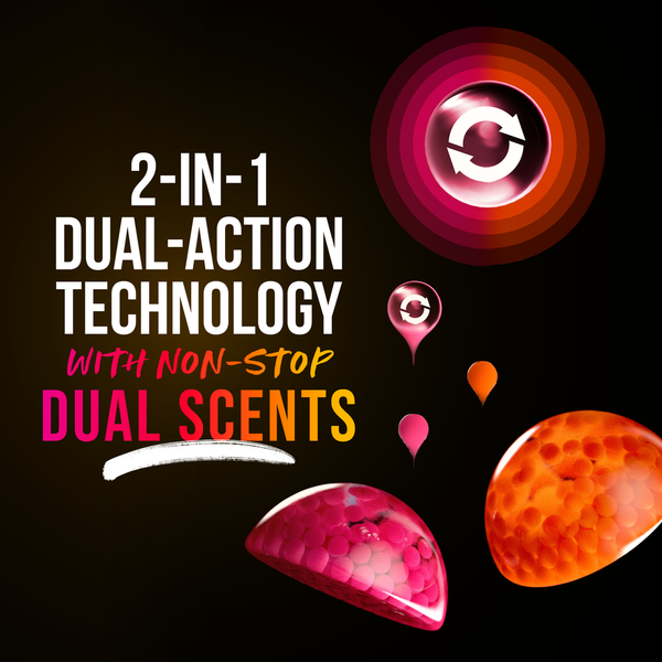 Downy Unstopables Fusions Beads, Sunset and Citrus