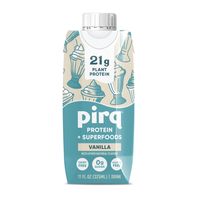 Pirq 21g Plant Based Protein Shake, Vanilla️