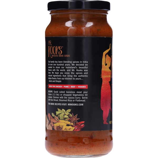 Mr. Kook's Medium Spicy Tikka Masala Simmer Sauce