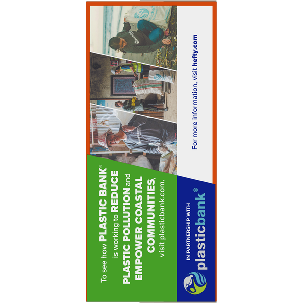 Hefty Drawstring Bags, Seaside Breeze, Tall Kitchen, 13 Gallon