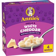 Annie's Organic Shells Pasta and White Cheddar Che...
️
